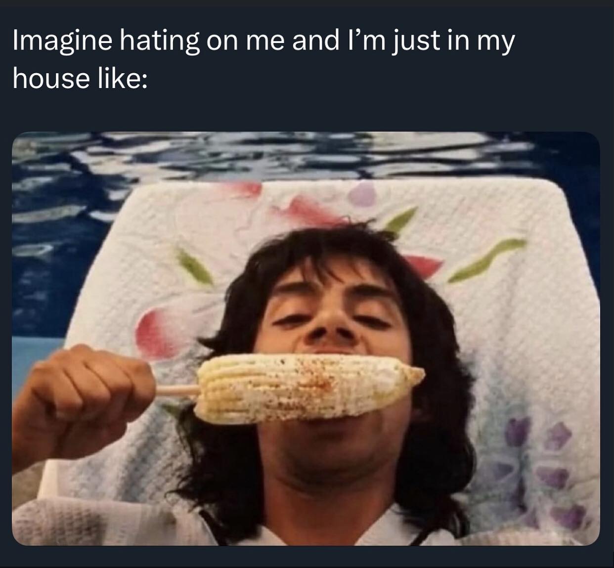 Imagine hating on me