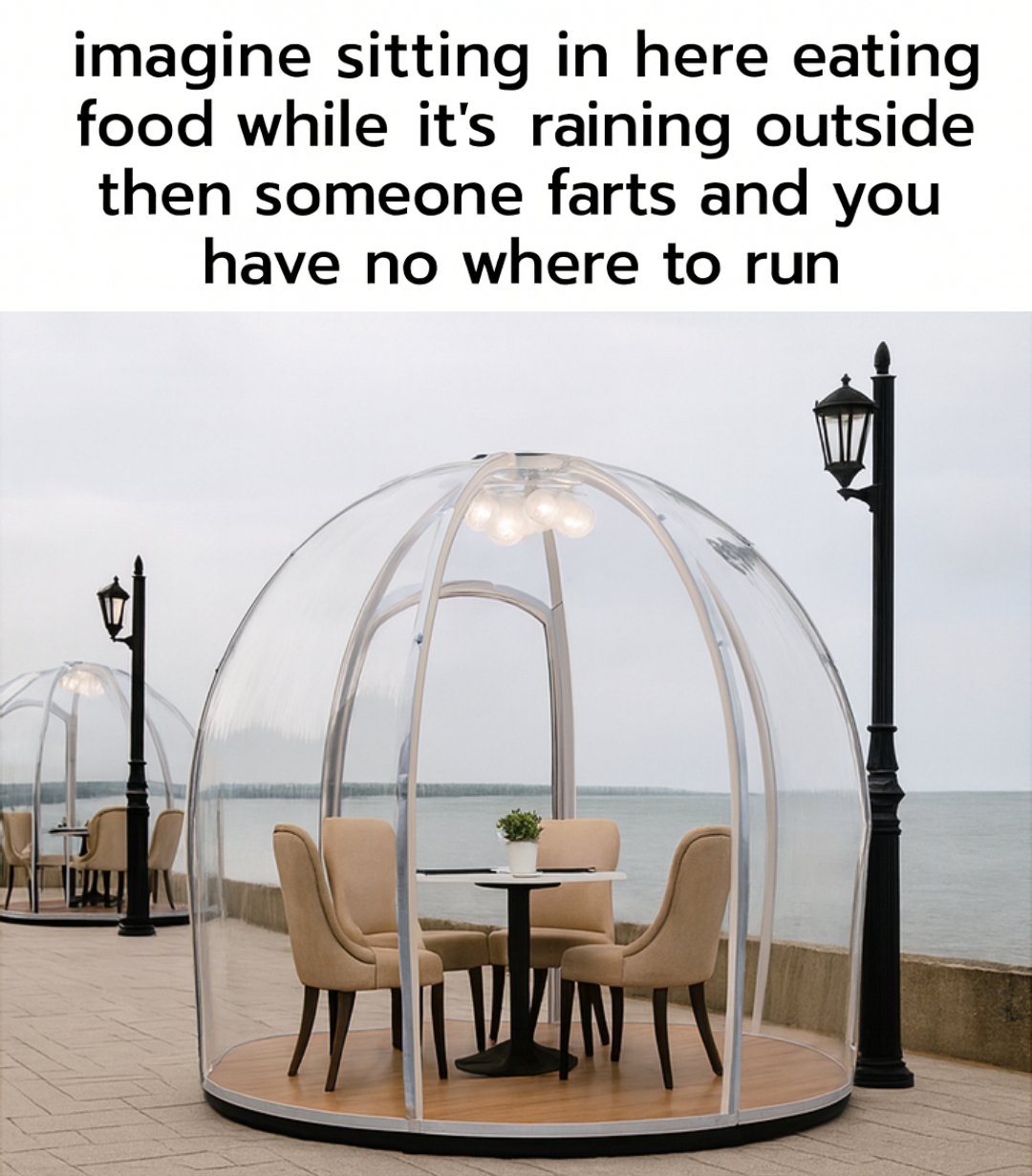 Imagine sitting in here