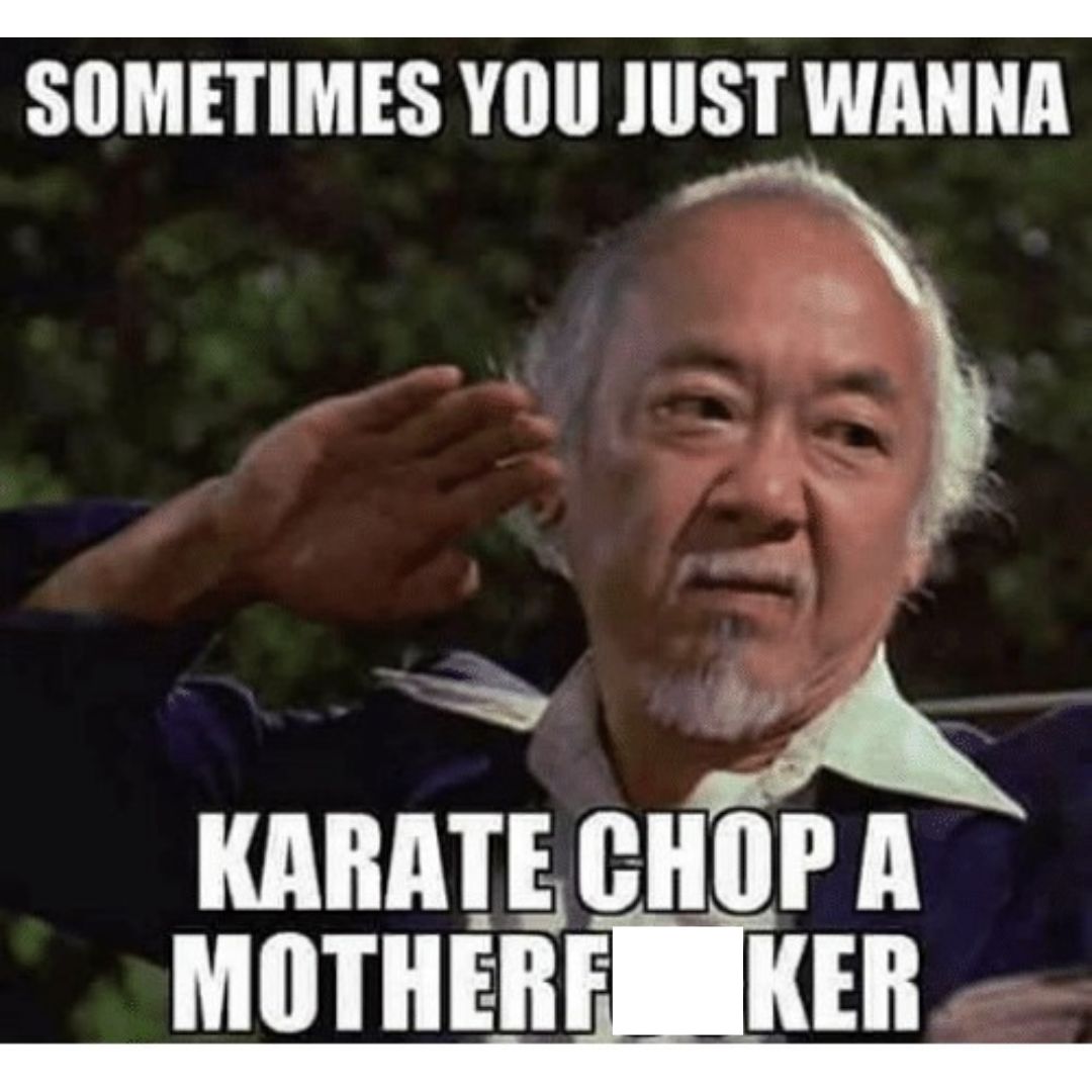 Karate chop