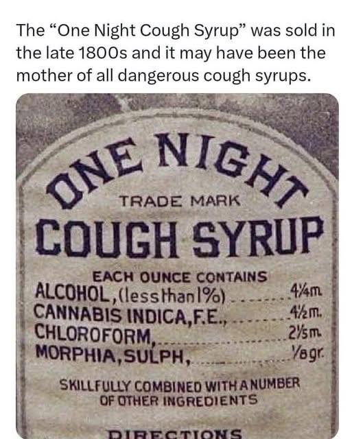One night cough syrup