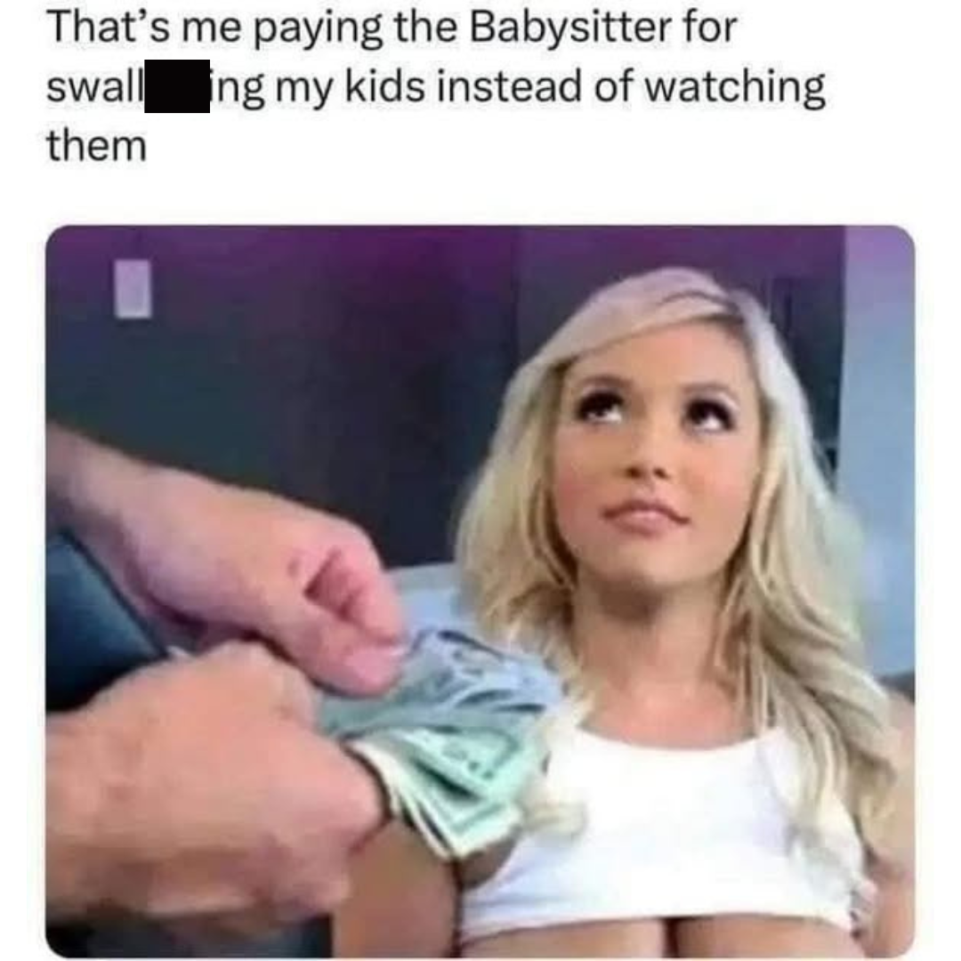 Paying the babysitter