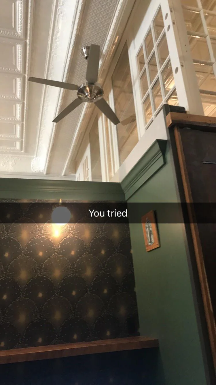 Removing one blade will definitely make the fan work...