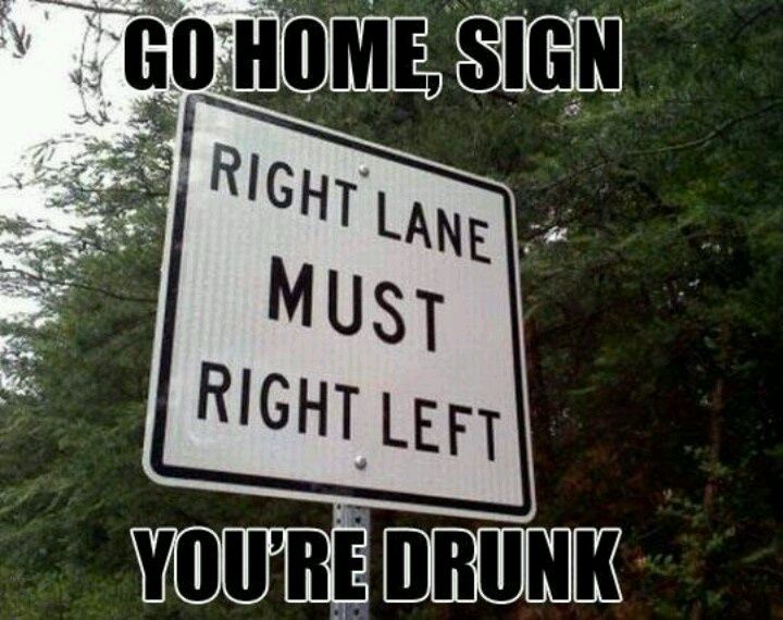 Right lane must