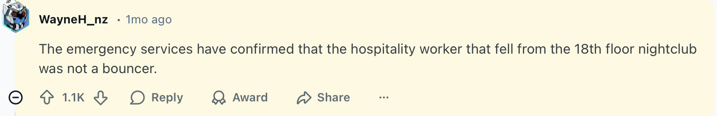 The emergency services