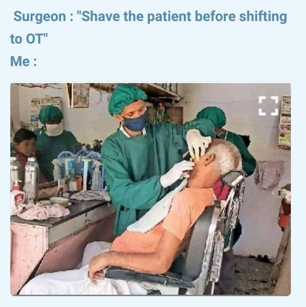 20 Doctor Memes That Prescribe Laughter Instead of Antibiotics 15 Shave the patirnt