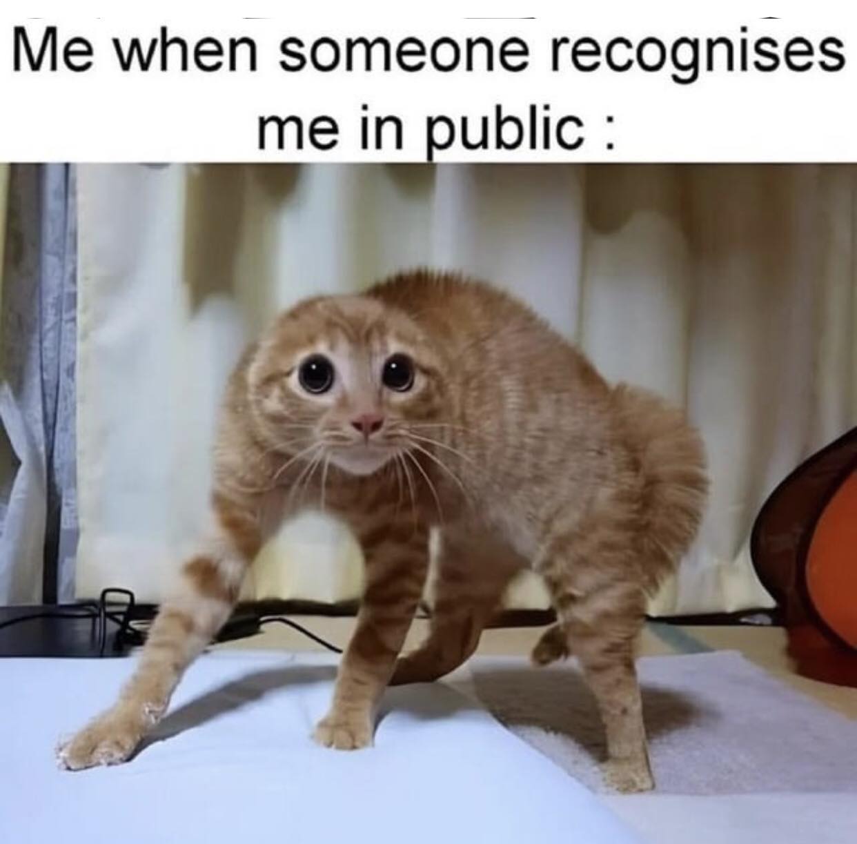 Someone recognizes me