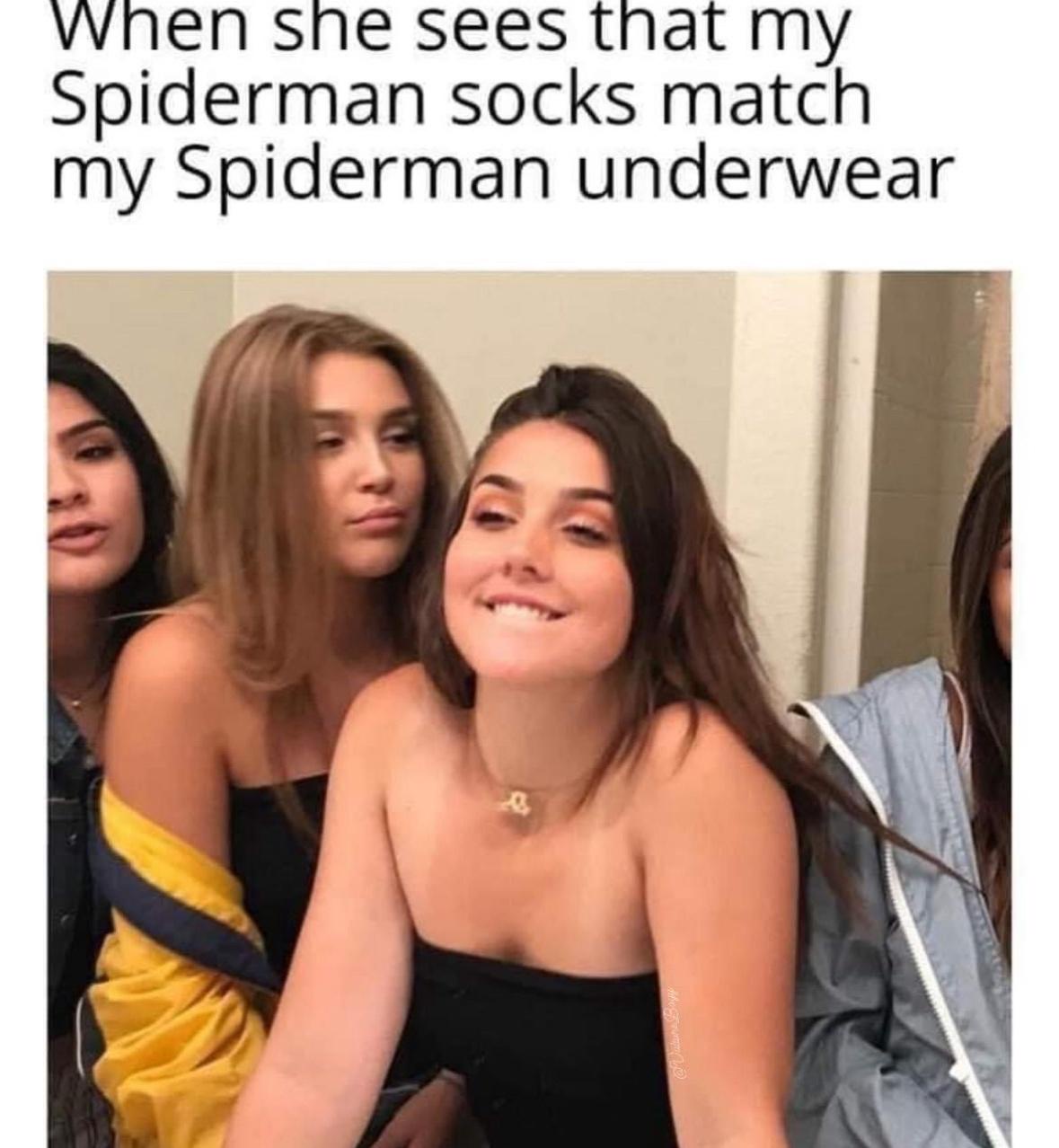 Spider man socks