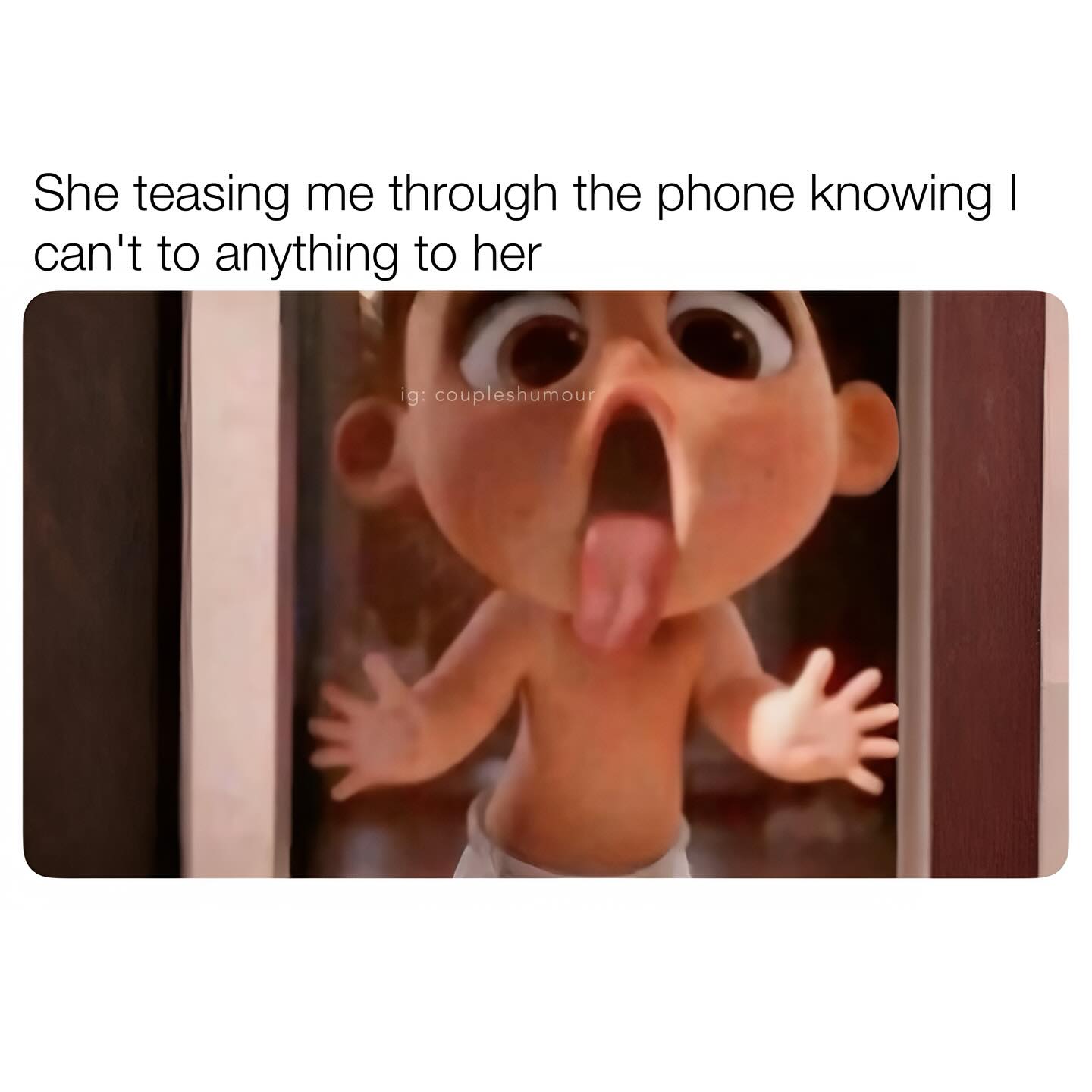 Teasing me thru phone