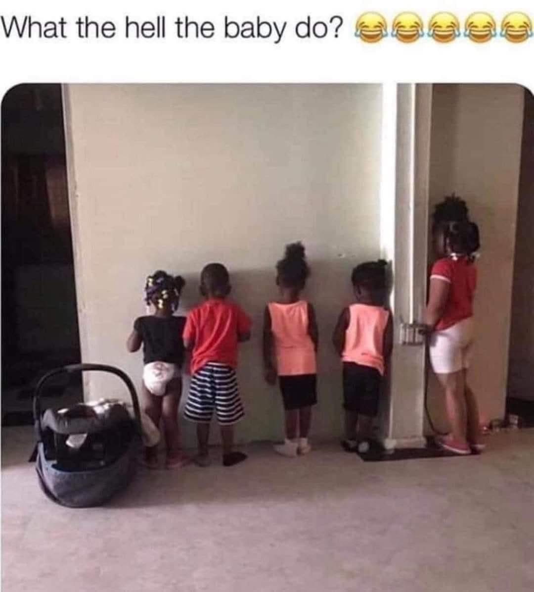 What the hell the baby do