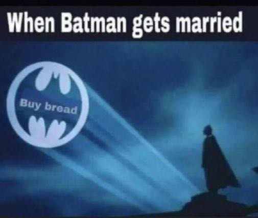 When batman gets maried