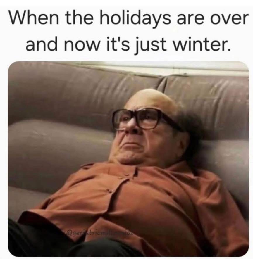 When the holidays are over