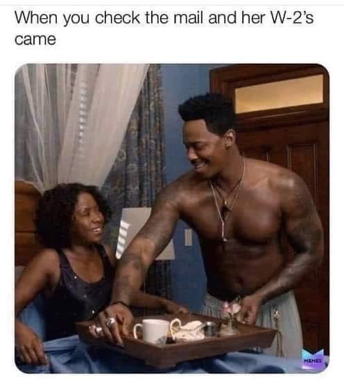 When you check the mail