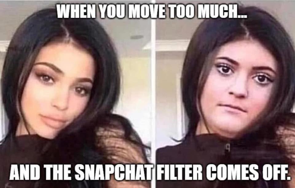 When you move too much