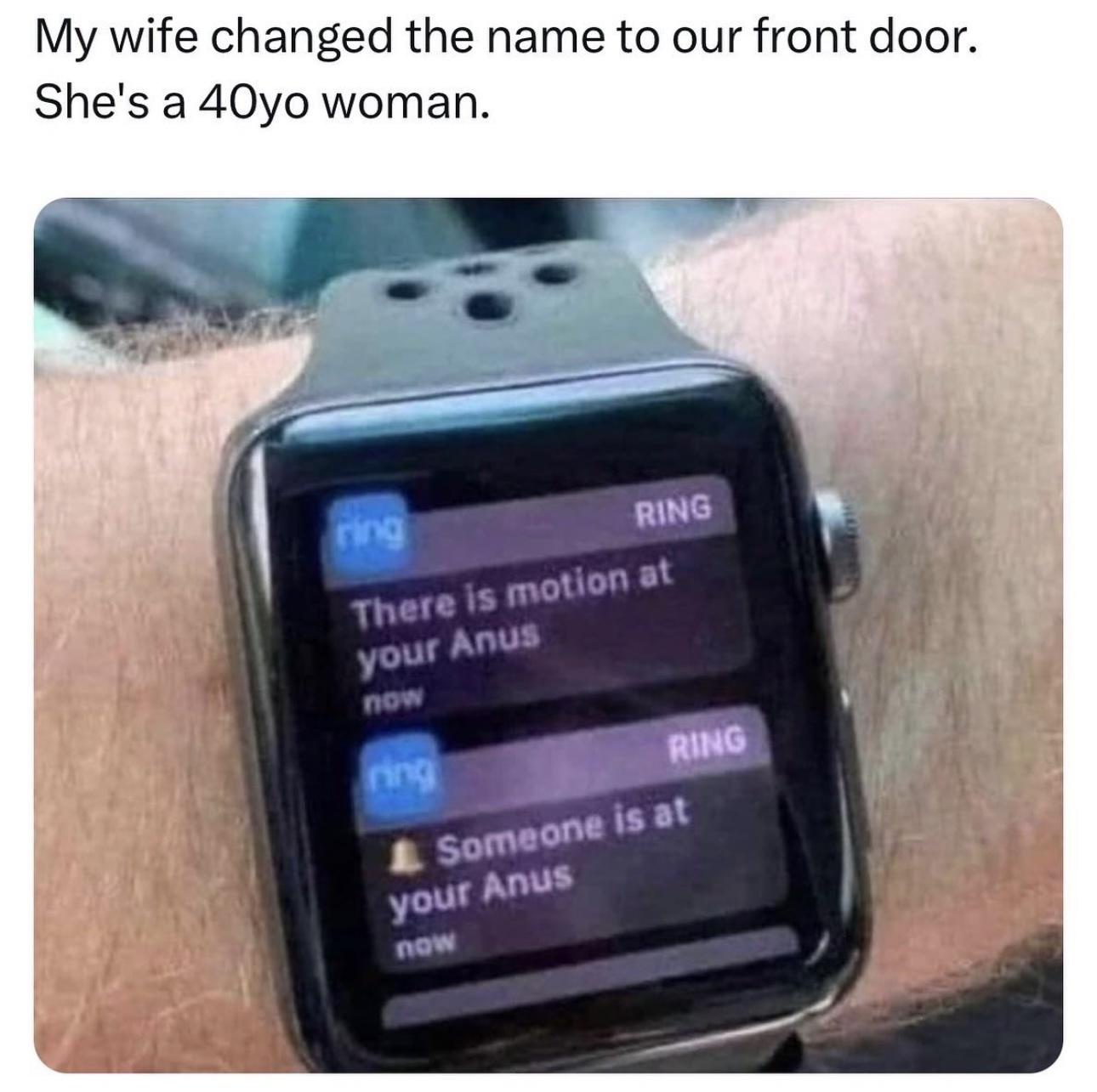 Wife changed the name