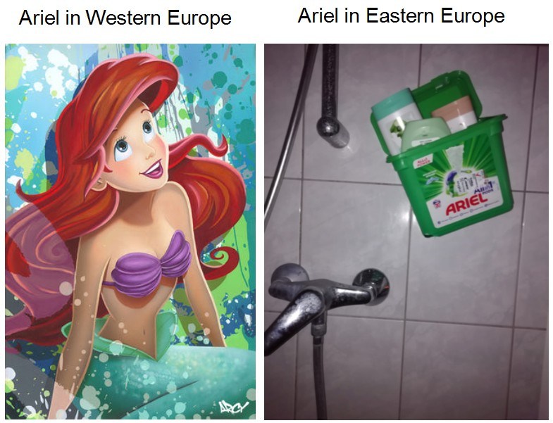 ariel in western europe