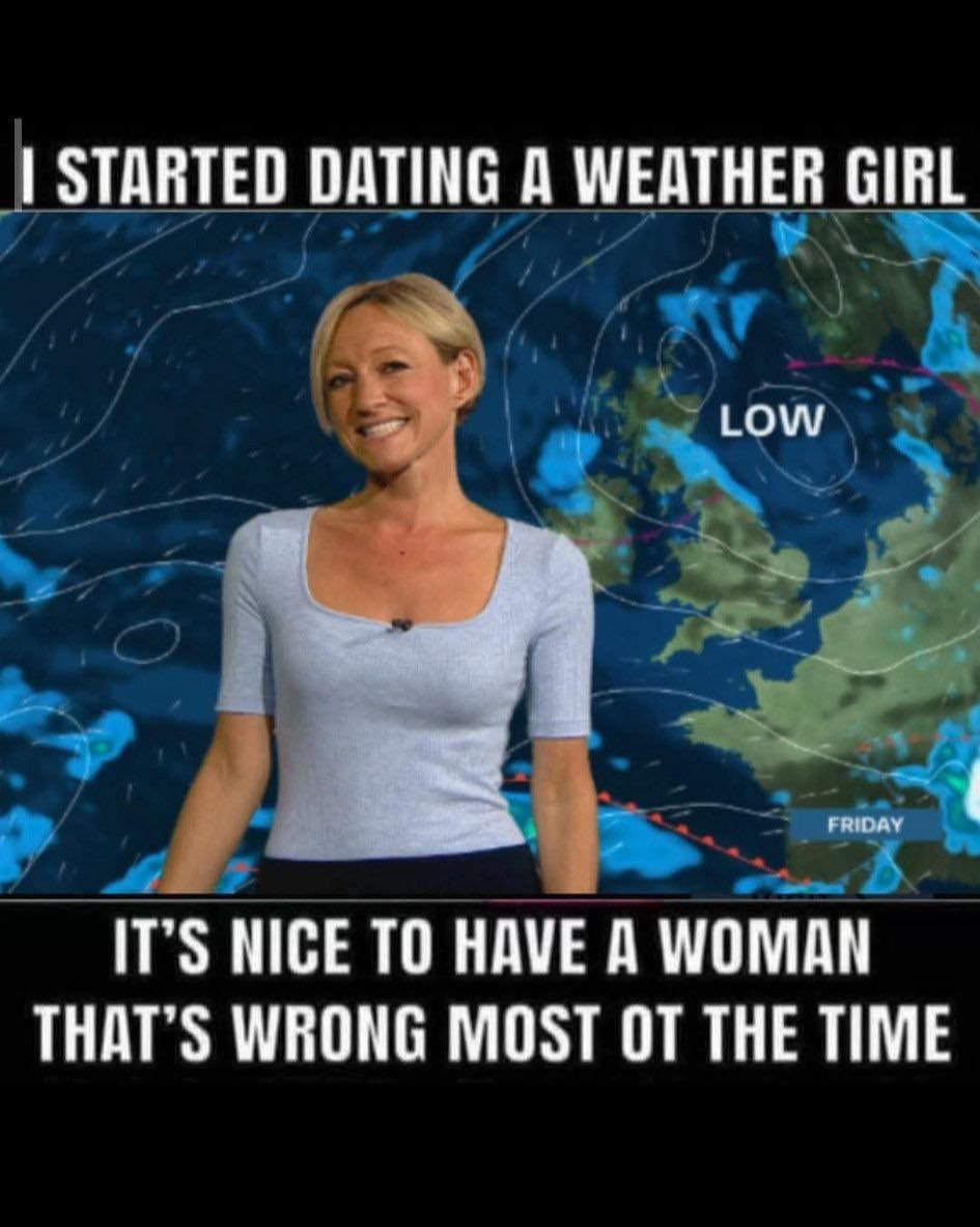 dating a weather girl