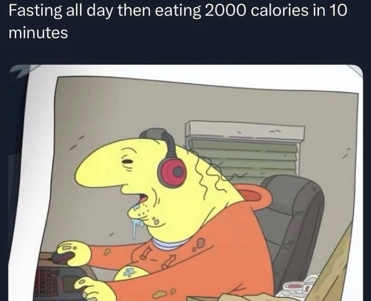 fasting all day