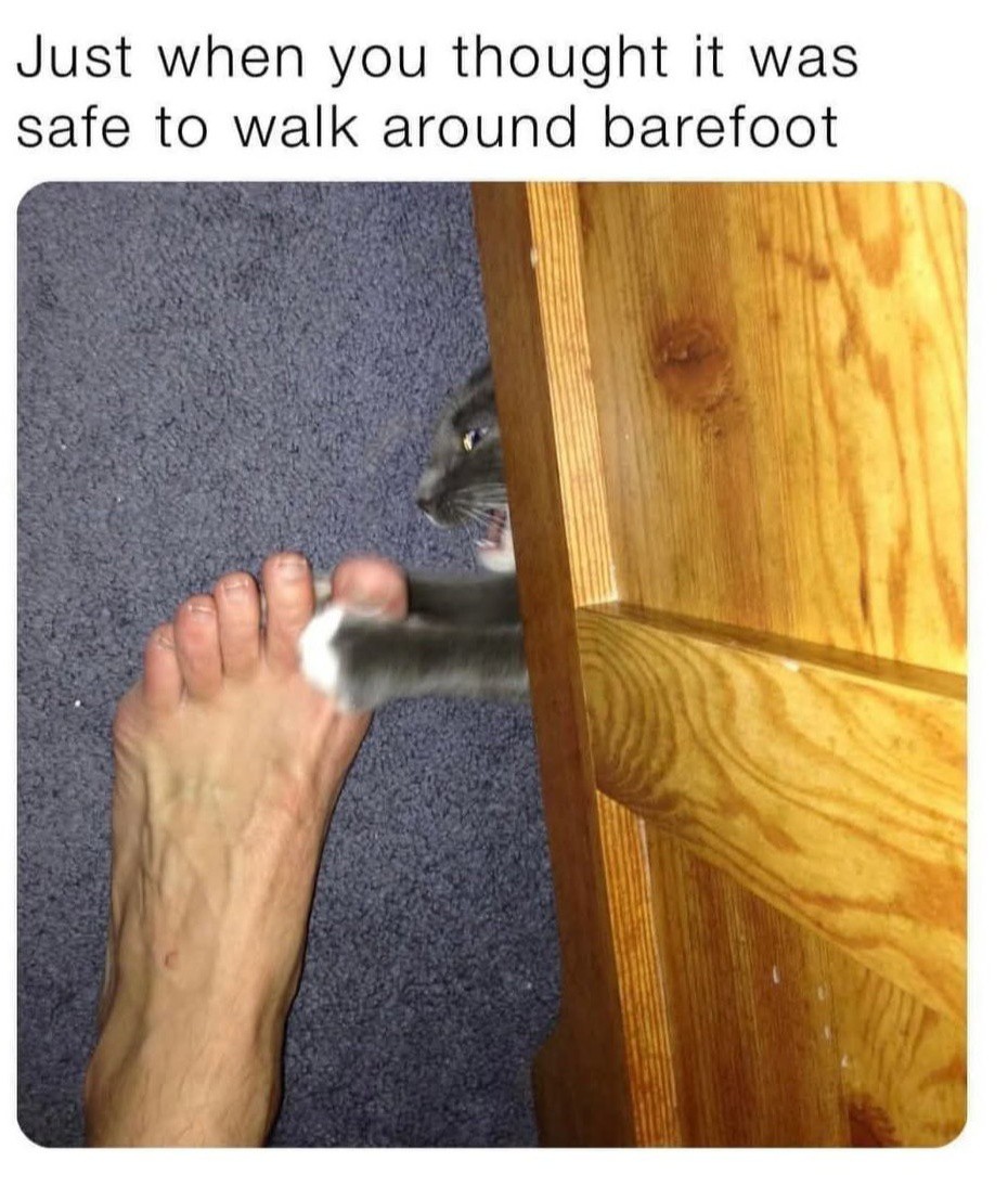 fe to walk barefoot