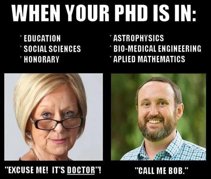 hen your PHD is in