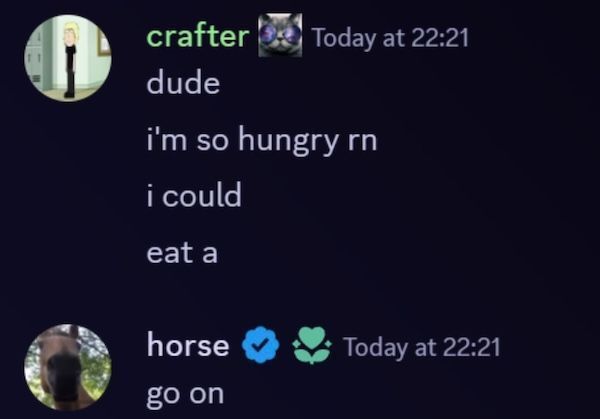 m so hungry