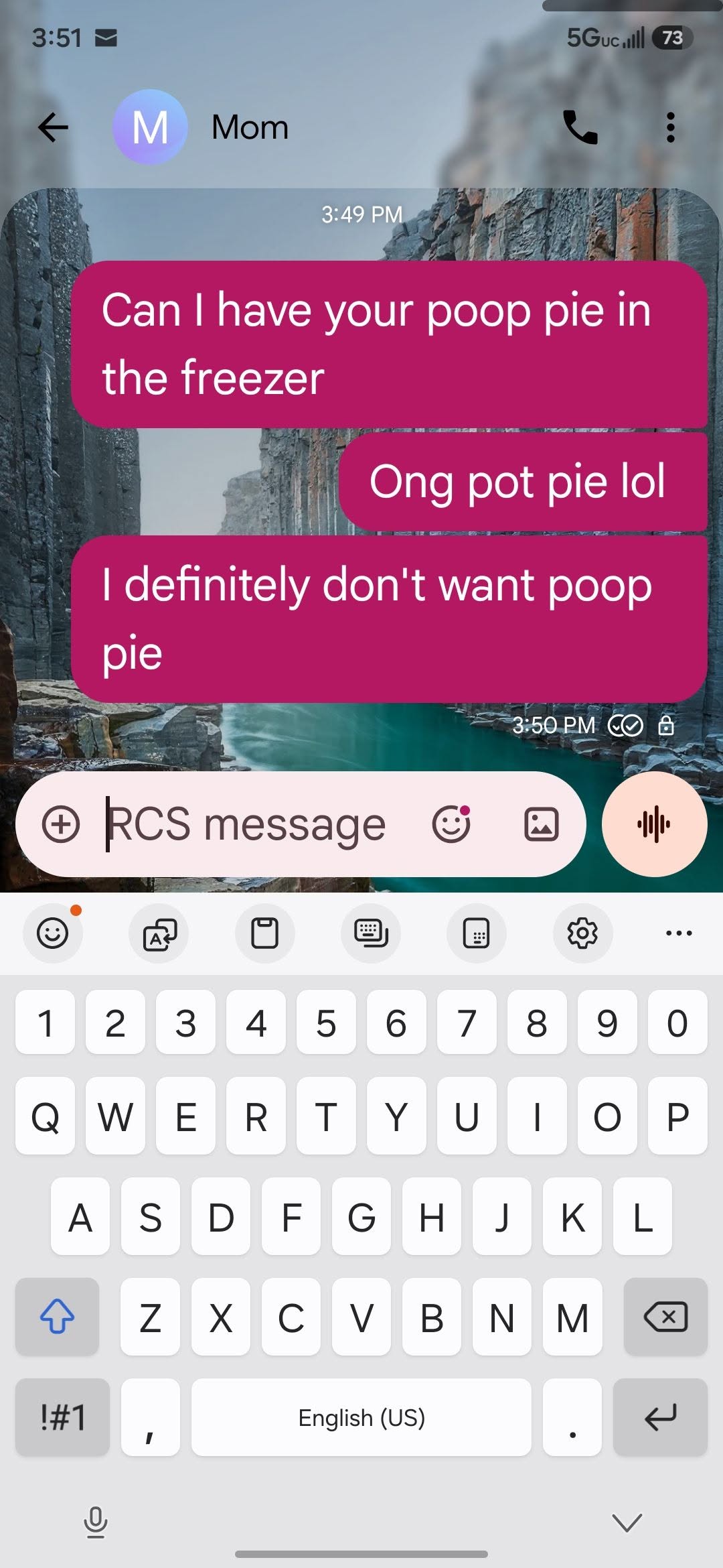 30 Autocorrect Fails That Turned Innocent Texts Into Comedy Gold 32 pie in the freezer