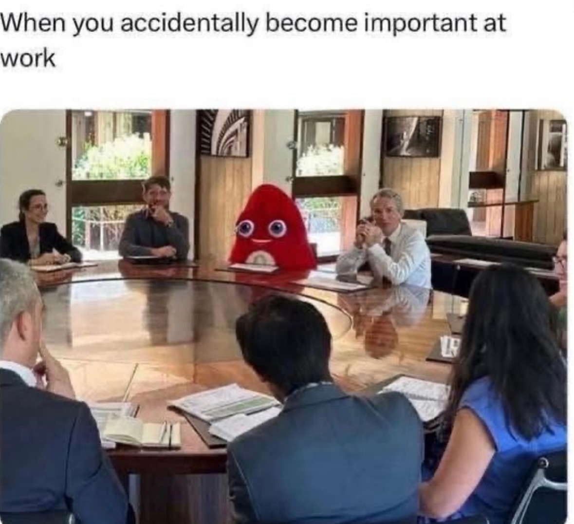 Become important at work