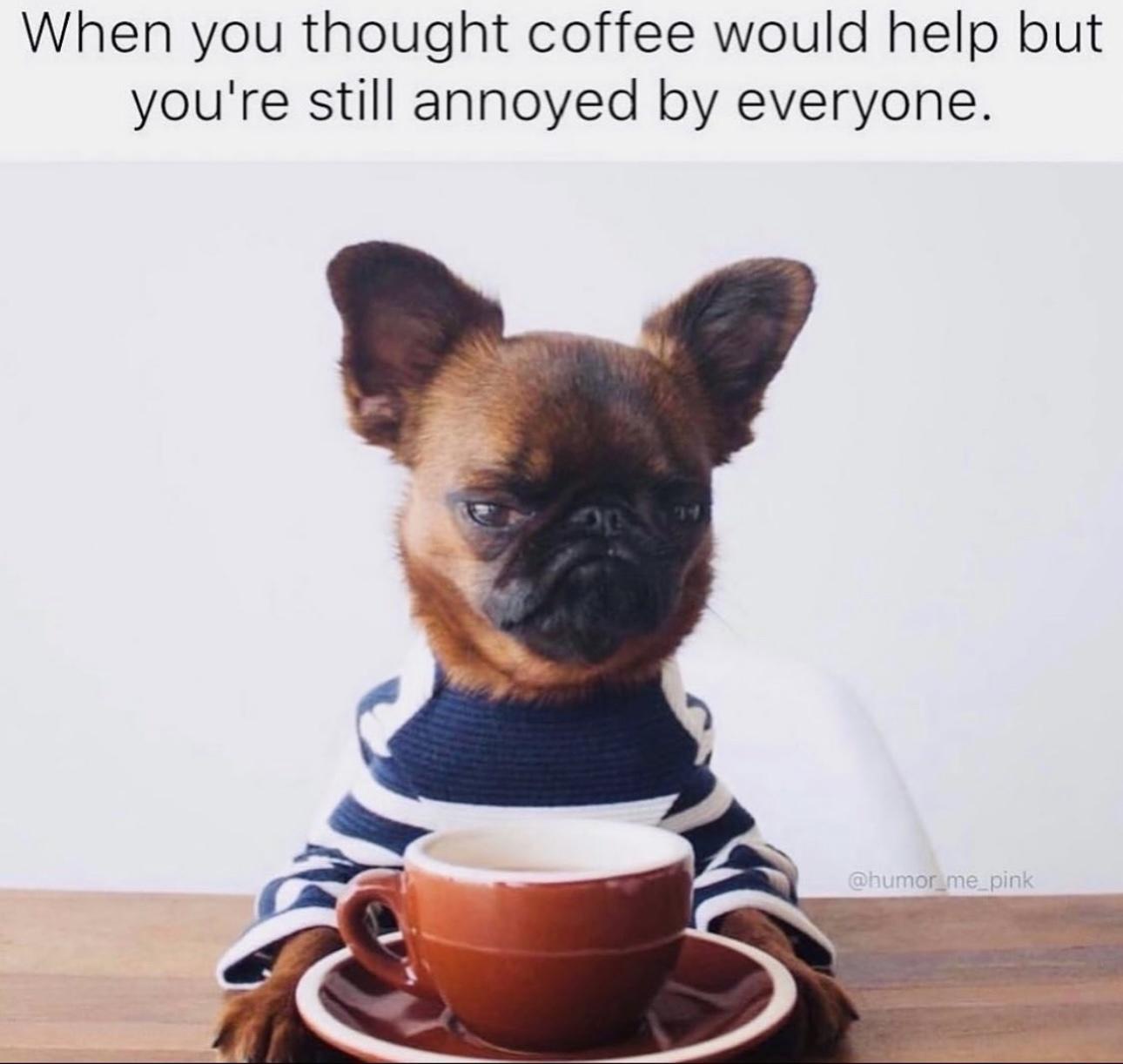 Coffee would help