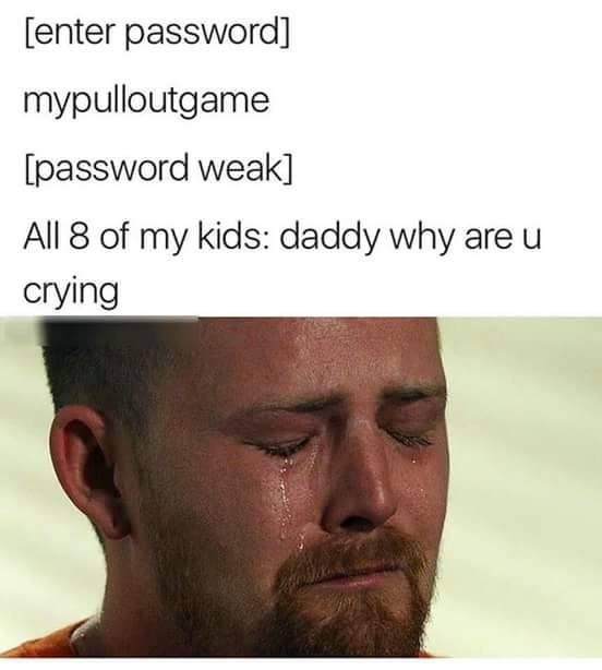 Daddy why are you crying