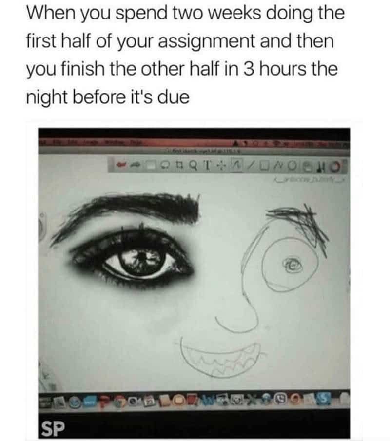 First half of your assignment