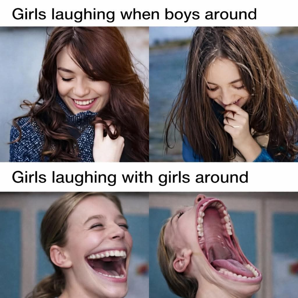 20 Memes That Are Light on the Outside, Loud on the Inside 8 Girls laughing