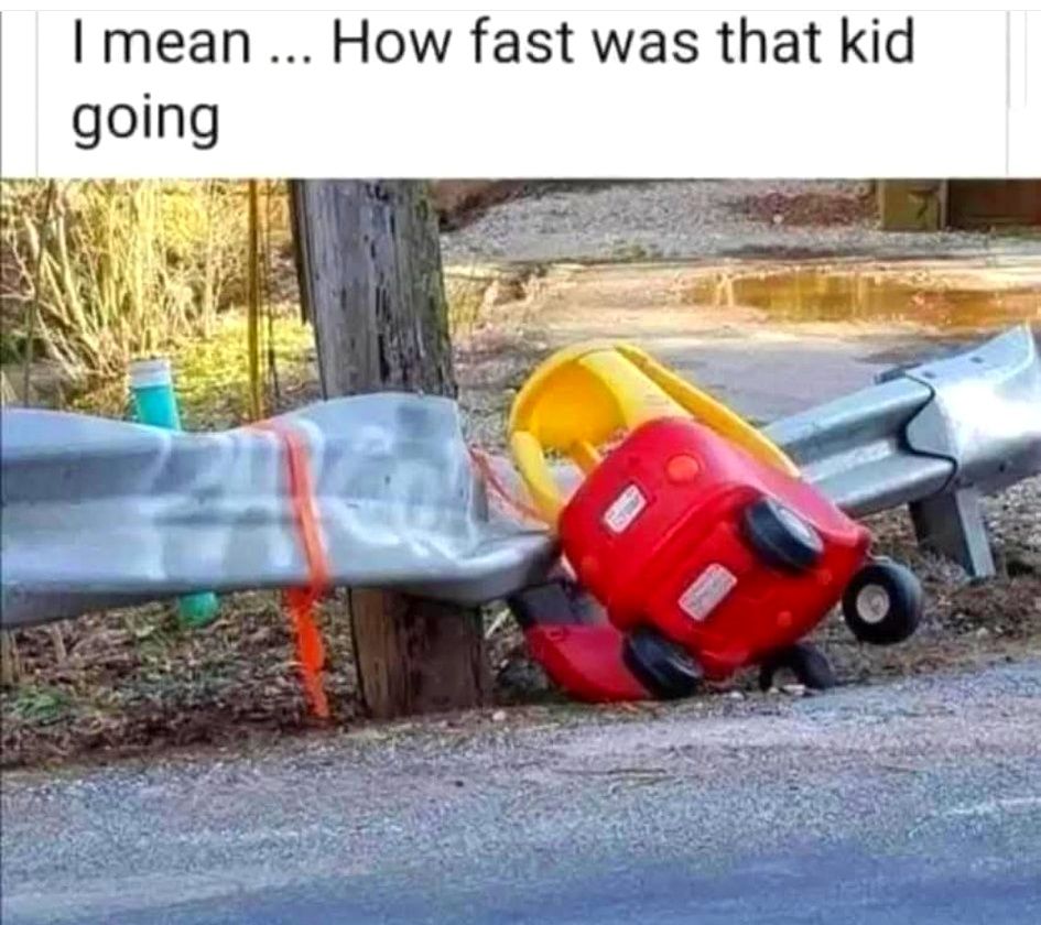 How fast that kid