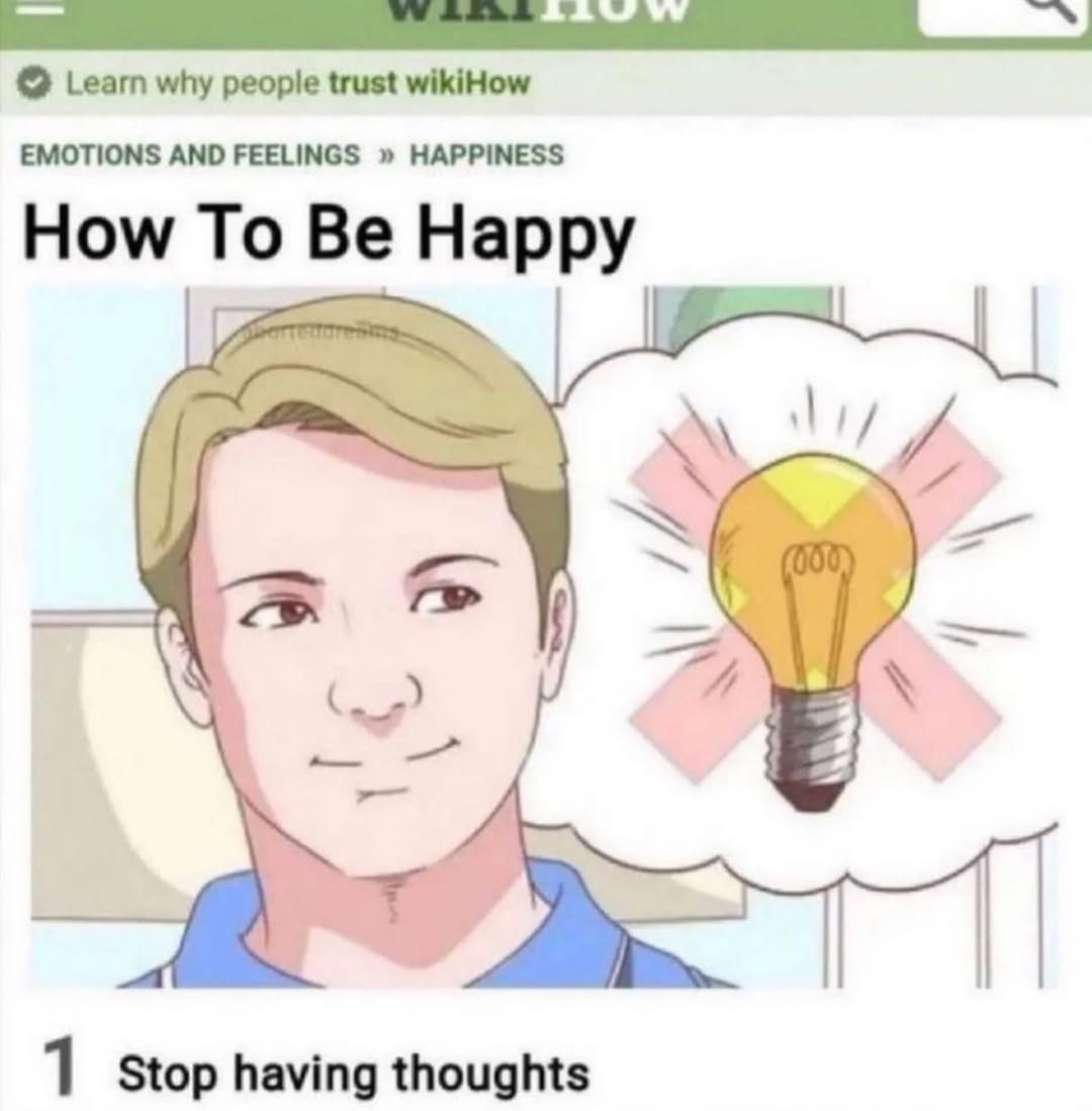 How to be happy
