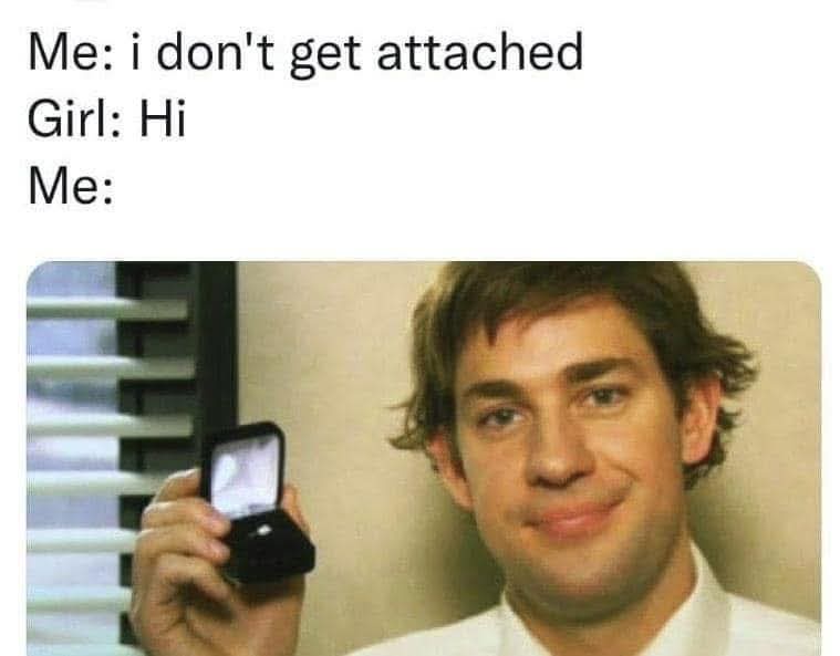 20 Memes That Jump Topics Like a Caffeinated Squirrel 8 I dont get attached