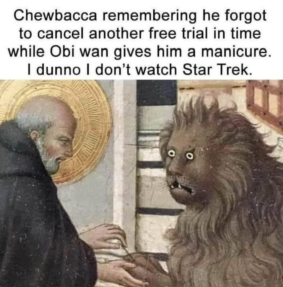 I dont watch star trek