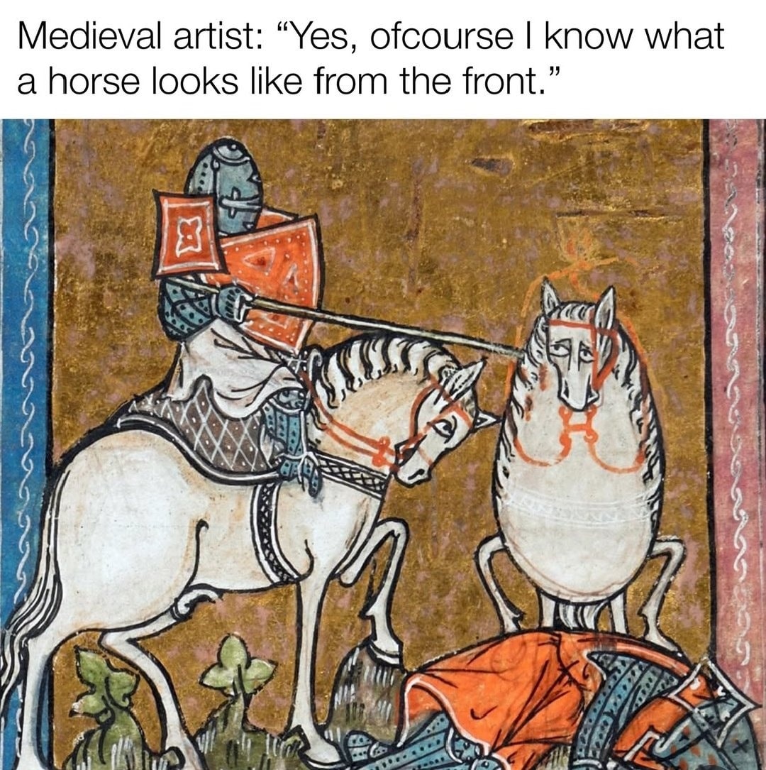 20 Amazing History Memes That Deserve Their Own Museum Wing 12 I know wht horse looks like