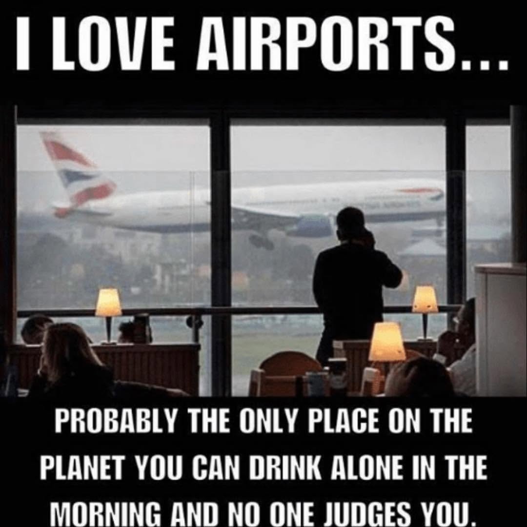 I love airports