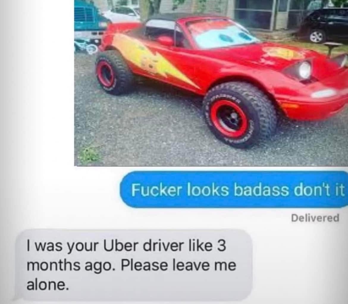 Iwas your uber driver