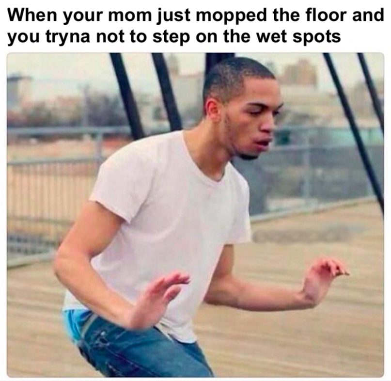 Mopped the floors
