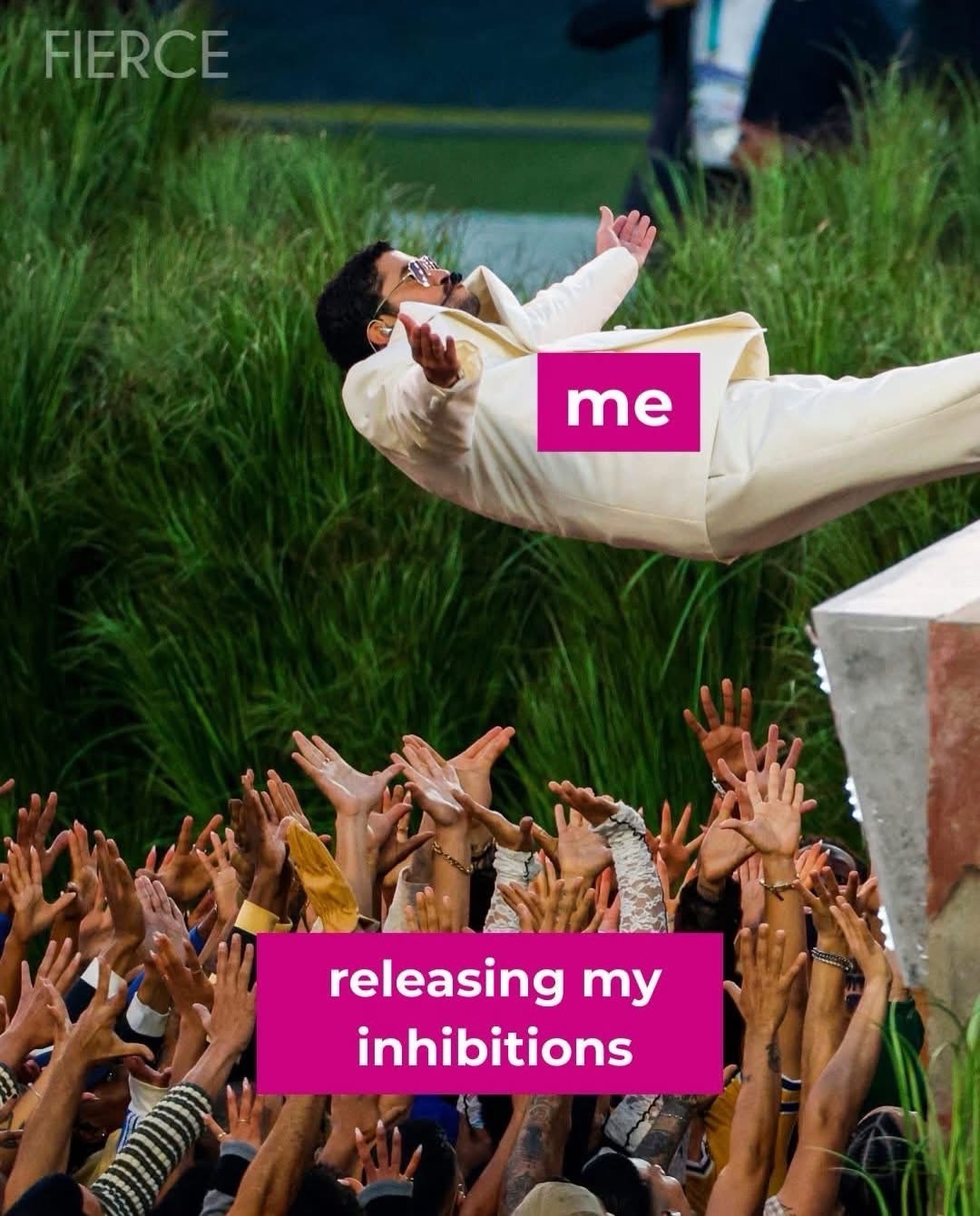 Releasing my inhibitions