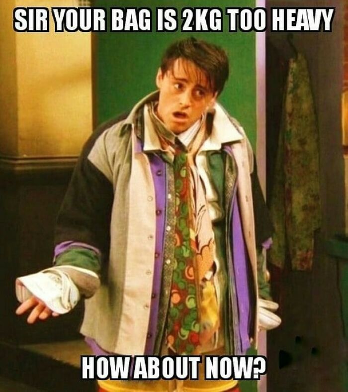 Sir your bag is heavy