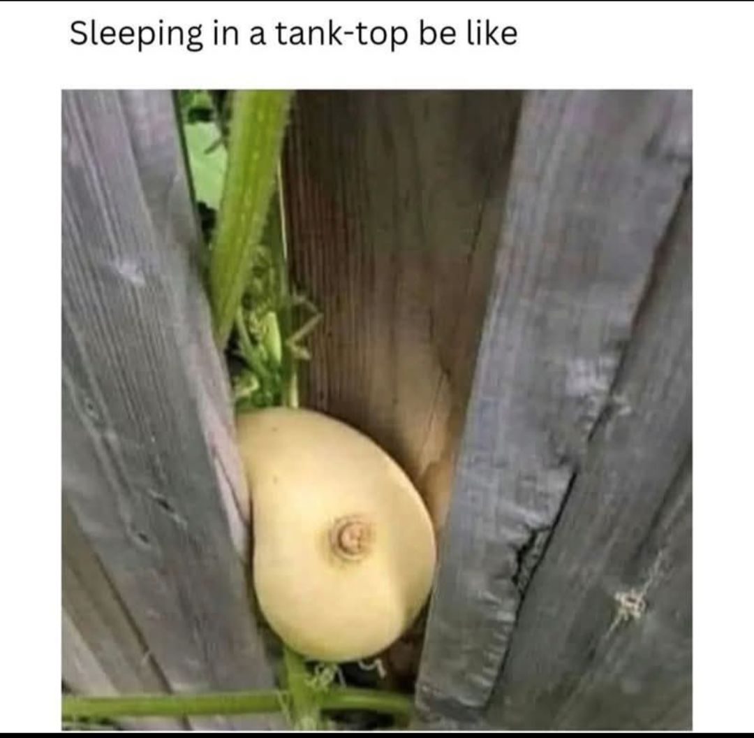Sleeping in tank top