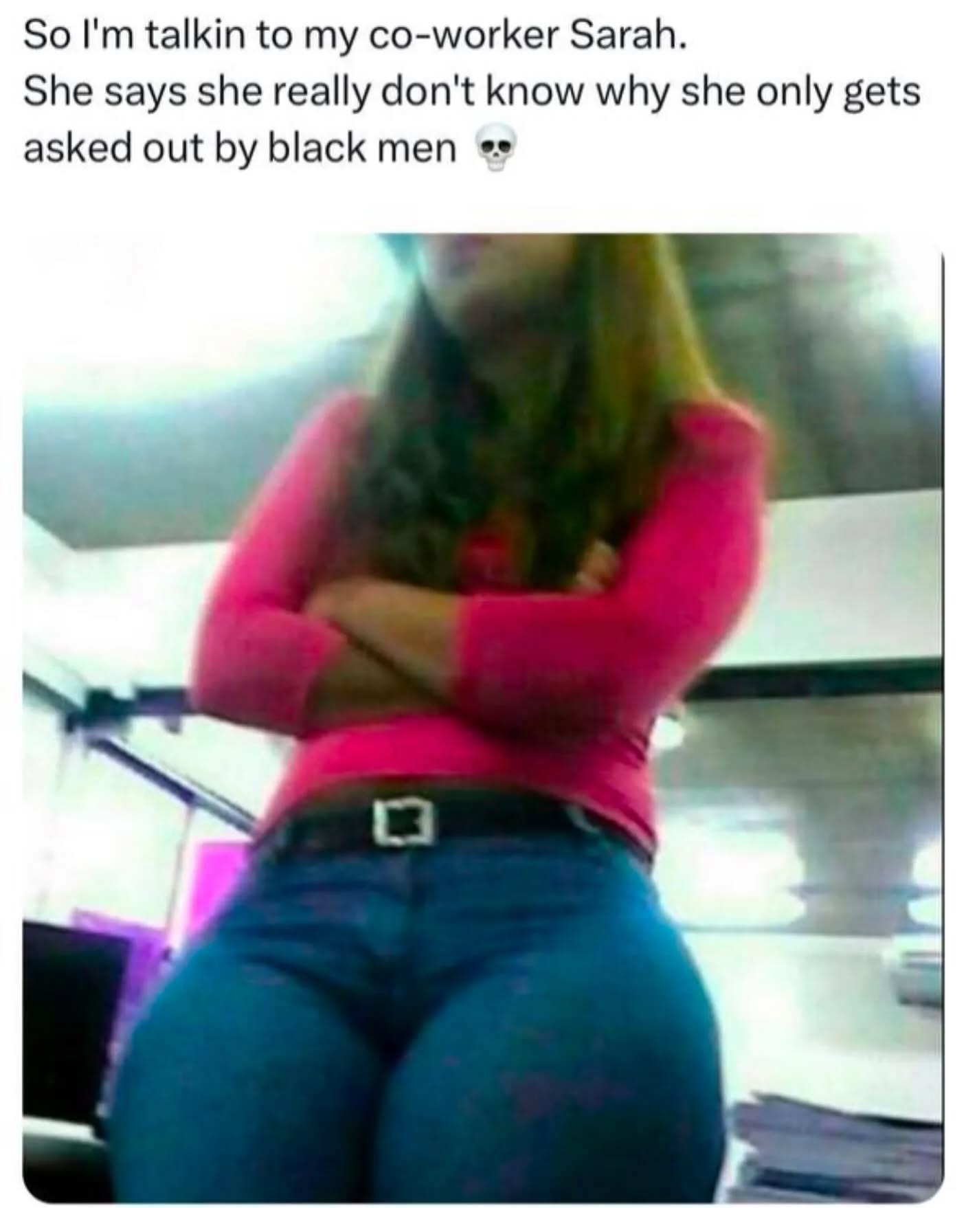 Talking to my coworker