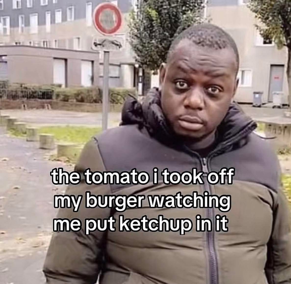 The tomato I took off