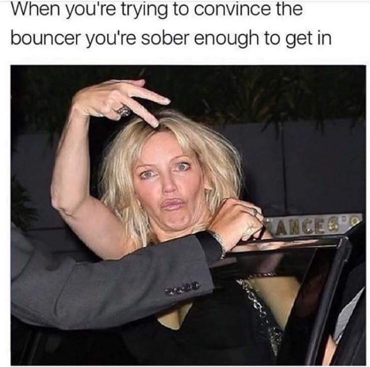 20 Memes That Used Sarcasm as a Personality Trait 18 Trying to convince the bouncer