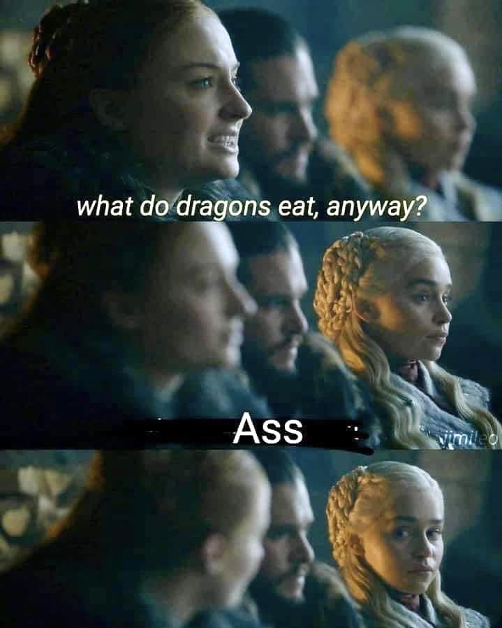 20 Game of Thrones Memes That Aged Better Than the Final Season 18 What do dragons eat