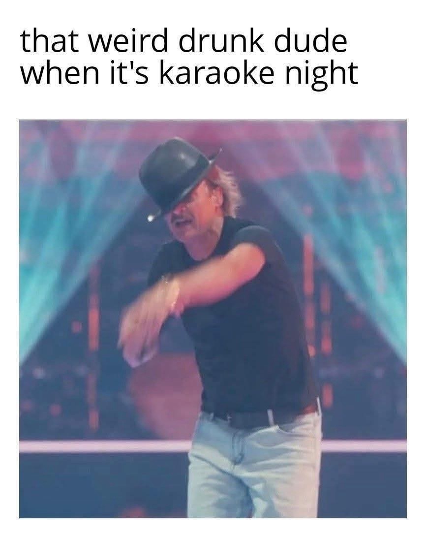 When its karioke night