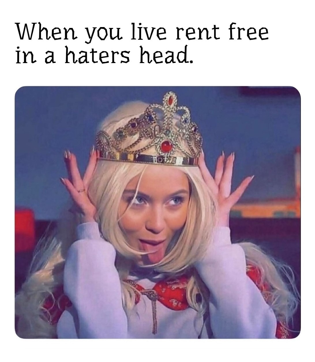 When you live rent free