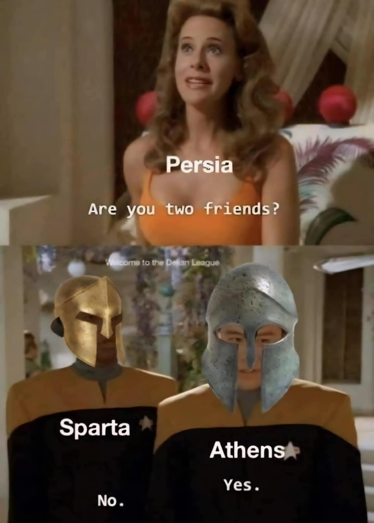 20 Amazing History Memes That Deserve Their Own Museum Wing 3 are you two friends