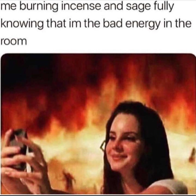 bad energy in the room