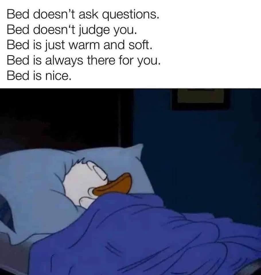 bed is nice